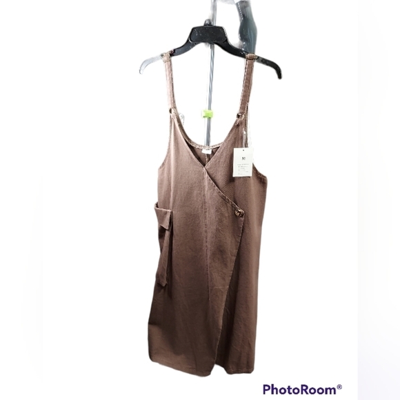 Flygo med brown denim jumper pocket right side NWT - Picture 3 of 8